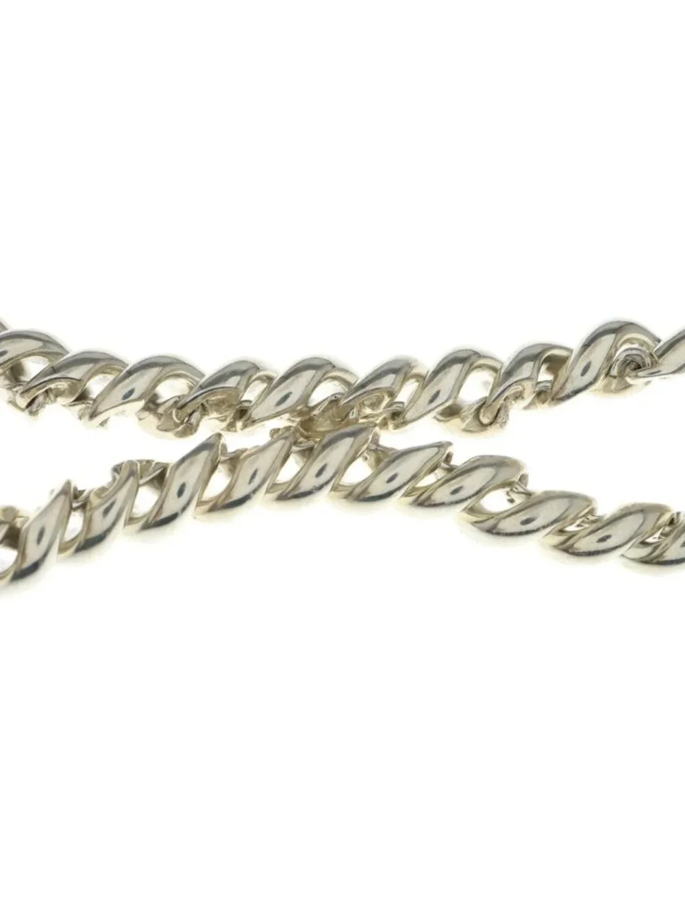 Hermes Torsade Bottleneck Necklace Silver